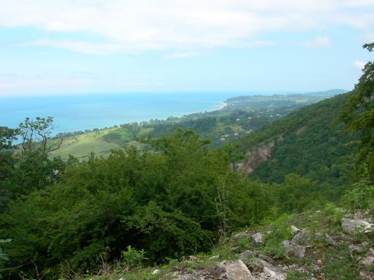 Новый Афон - вид на море Новый Афон - вид на море