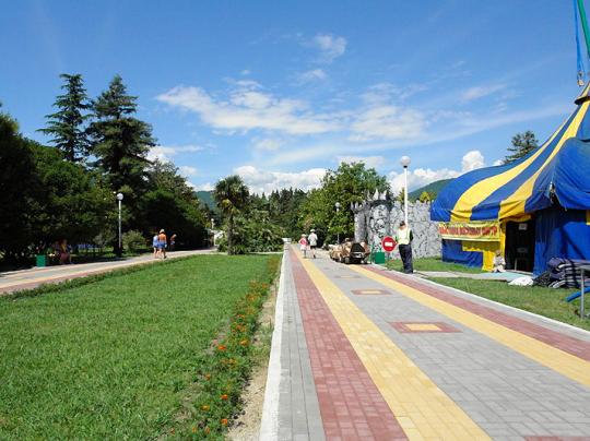 Лазаревское, центральный парк отдыха Лазаревское, центральный парк отдыха