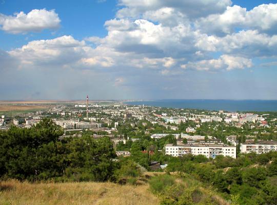 Феодосия, вид с Лысой горы Феодосия, вид с Лысой горы